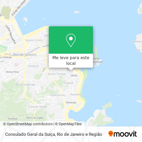 Consulado Geral da Suíça mapa