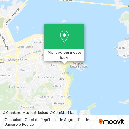 Consulado Geral da República de Angola mapa