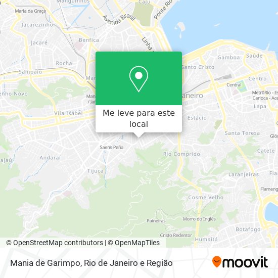 Mania de Garimpo mapa