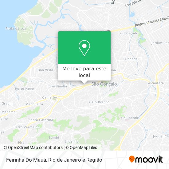 Feirinha Do Mauá mapa