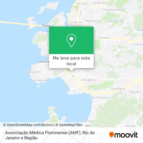 Associação Médica Fluminense (AMF) mapa