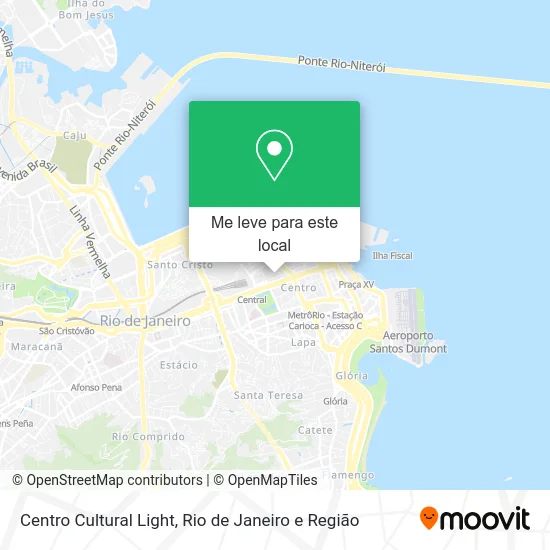 Centro Cultural Light mapa