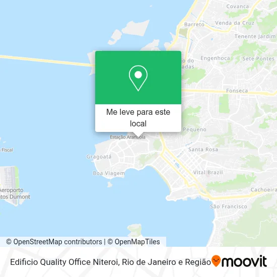 Edificio Quality Office Niteroi mapa