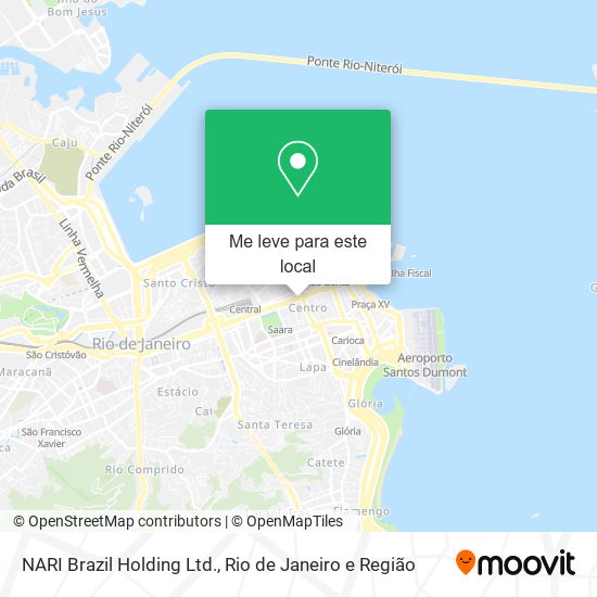 NARI Brazil Holding Ltd. mapa