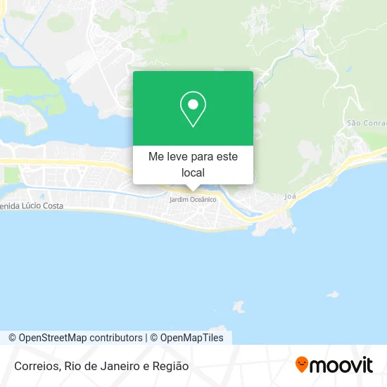 Correios mapa