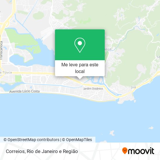 Correios mapa