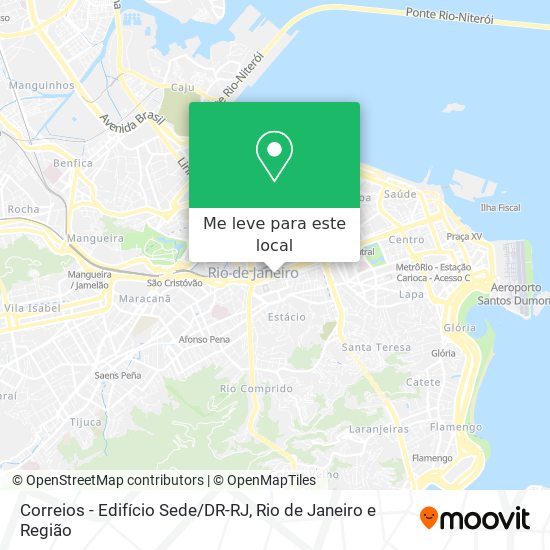 Correios - Edifício Sede/DR-RJ mapa