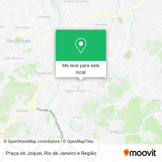Praça do Joquei mapa
