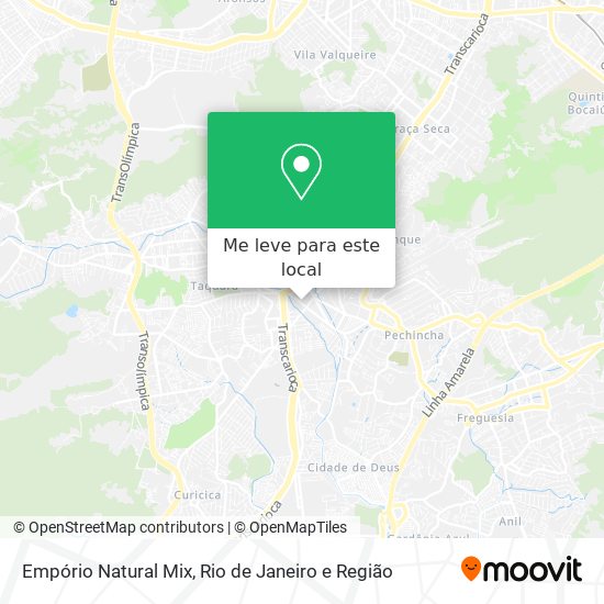 Empório Natural Mix mapa