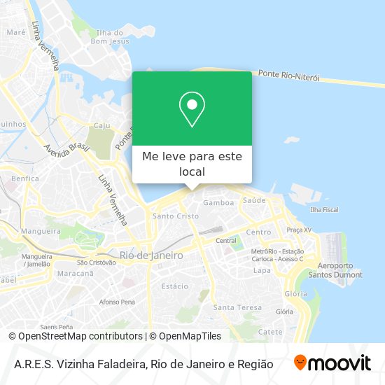 A.R.E.S. Vizinha Faladeira mapa