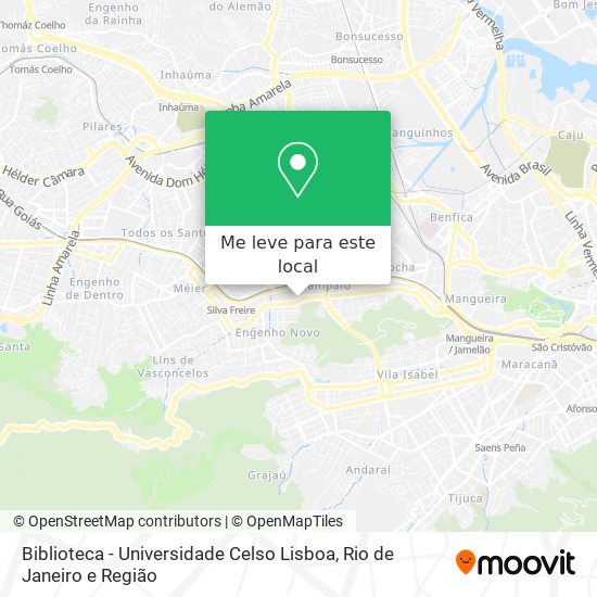 Biblioteca - Universidade Celso Lisboa mapa