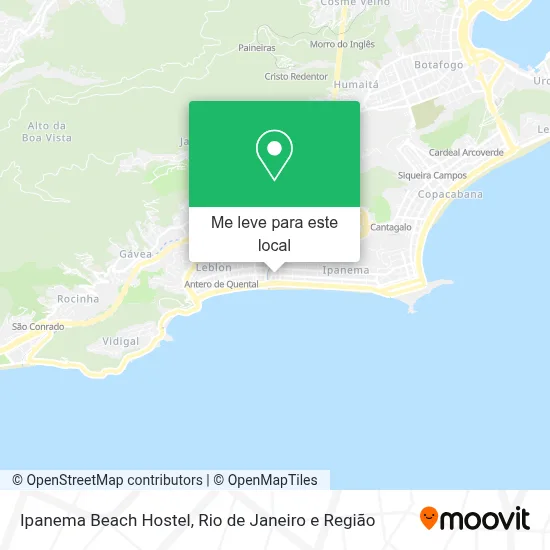 Ipanema Beach Hostel mapa