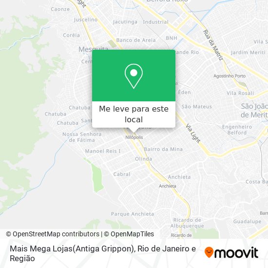Mais Mega Lojas(Antiga Grippon) mapa