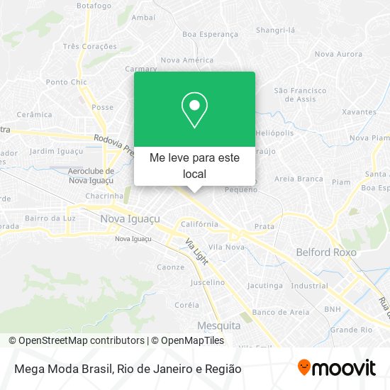 Mega Moda Brasil mapa