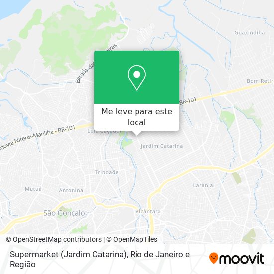 Supermarket (Jardim Catarina) mapa