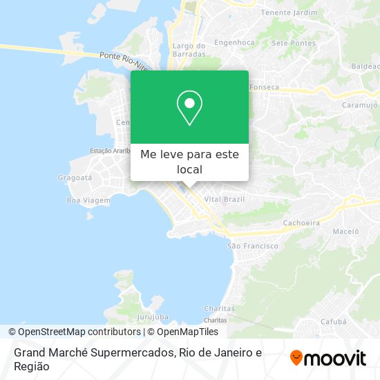 Grand Marché Supermercados mapa