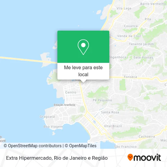 Extra Hipermercado mapa