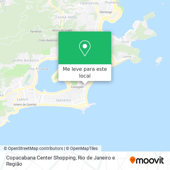 Copacabana Center Shopping mapa