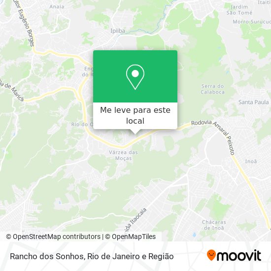 Rancho dos Sonhos mapa