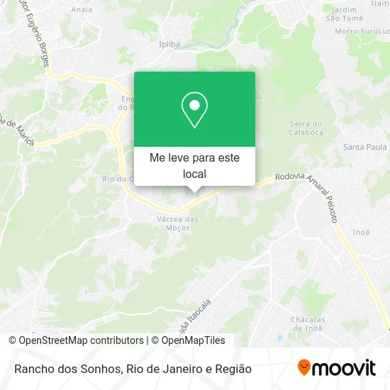 Rancho dos Sonhos mapa