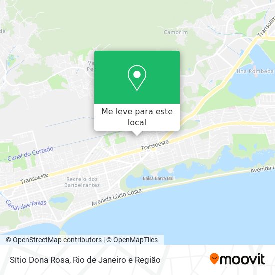 Sítio Dona Rosa mapa