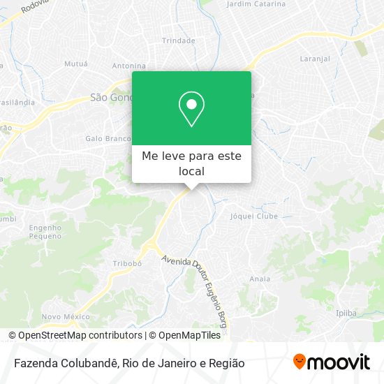 Fazenda Colubandê mapa