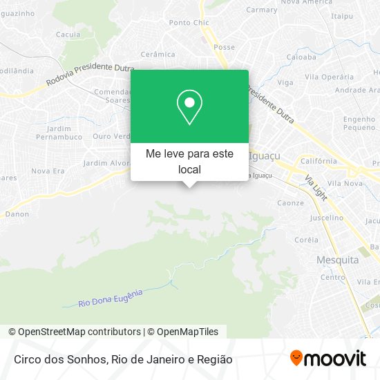 Circo dos Sonhos mapa
