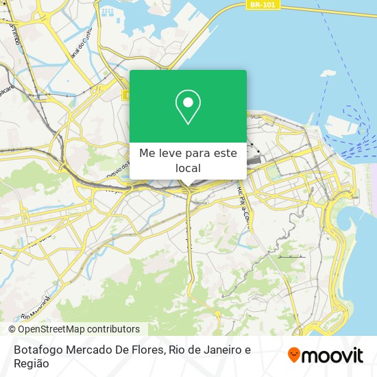 Botafogo Mercado De Flores mapa