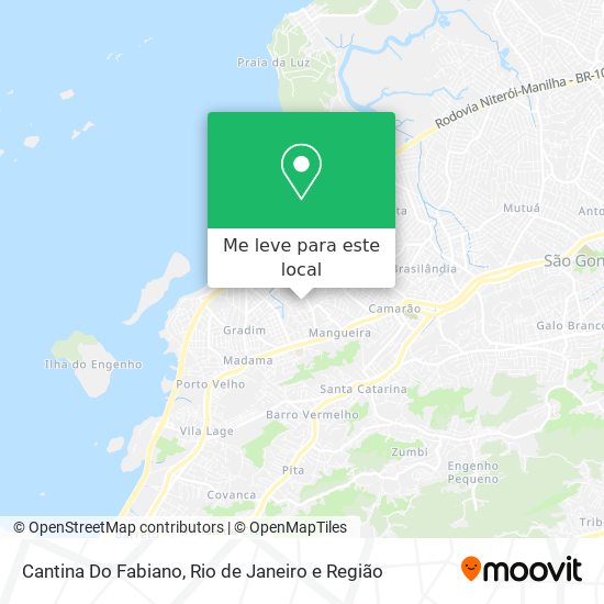 Cantina Do Fabiano mapa