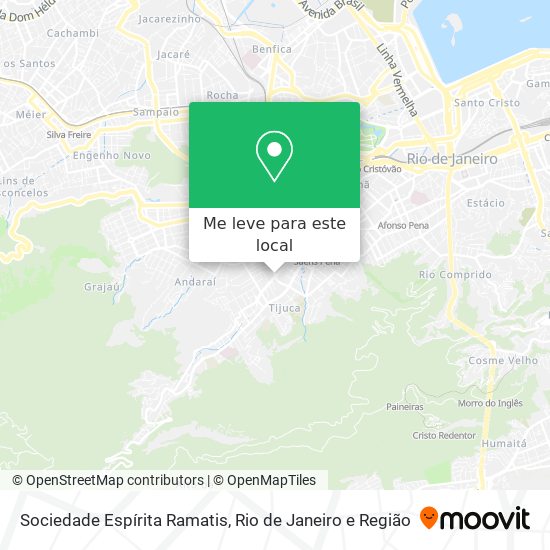 Sociedade Espírita Ramatis mapa