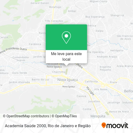 Academia Saúde 2000 mapa