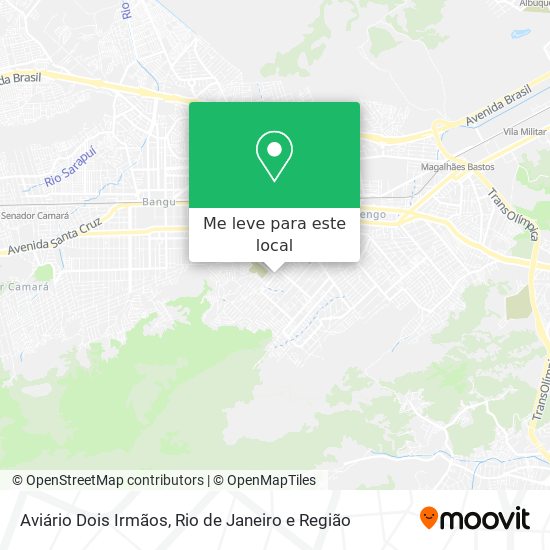 Aviário Dois Irmãos mapa