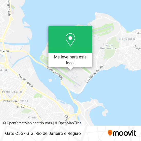 Gate C56 - GIG mapa