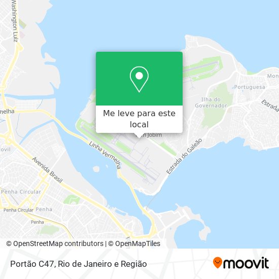 Portão C47 mapa