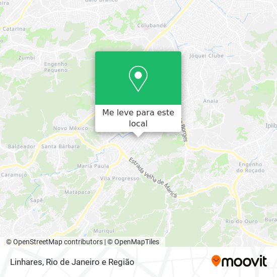 Linhares mapa
