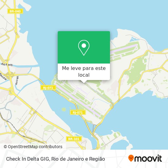 Check In Delta GIG mapa