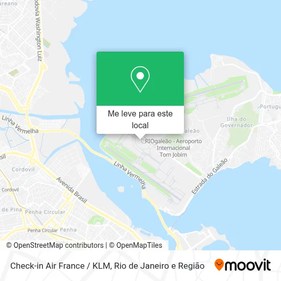 Check-in Air France / KLM mapa