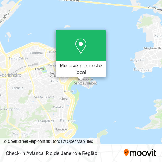 Check-in Avianca mapa