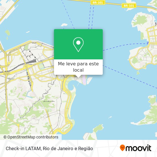 Check-in LATAM mapa