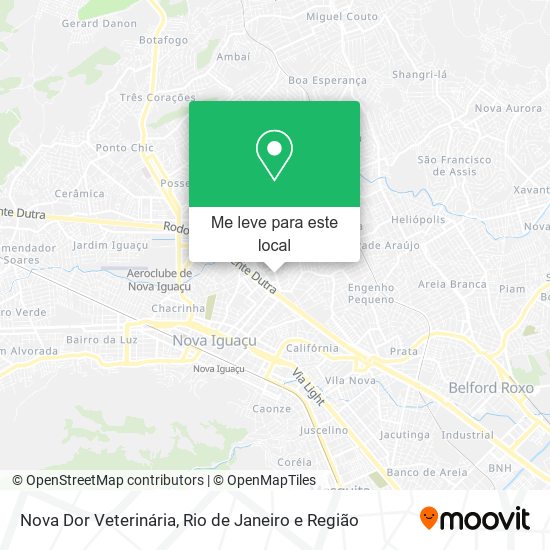 Nova Dor Veterinária mapa