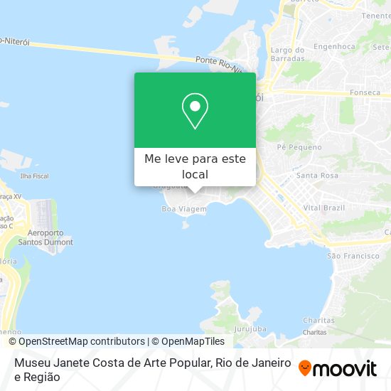 Museu Janete Costa de Arte Popular mapa