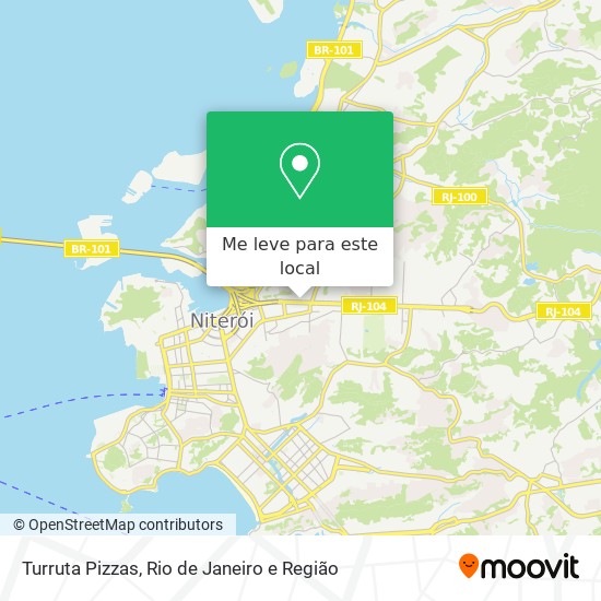 Turruta Pizzas mapa
