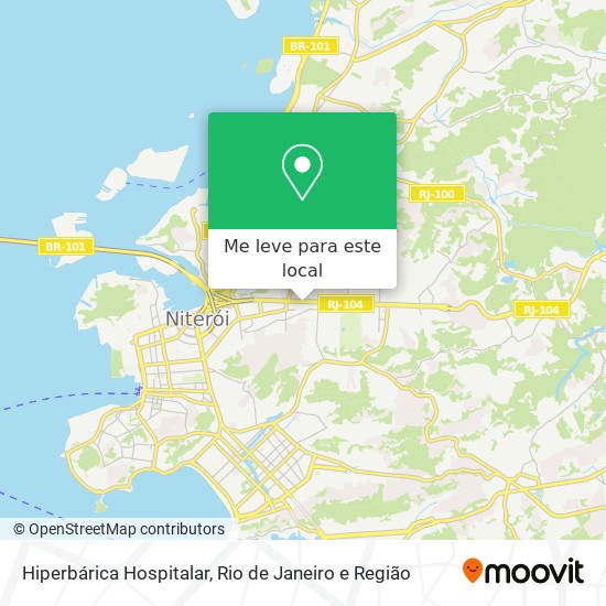 Hiperbárica Hospitalar mapa