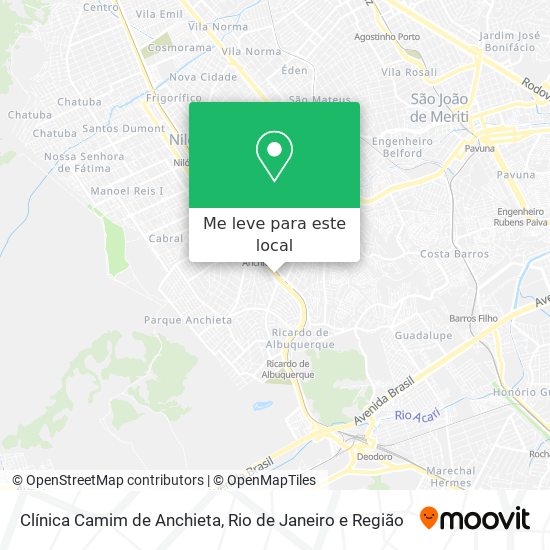 Clínica Camim de Anchieta mapa