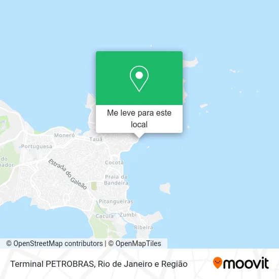 Terminal PETROBRAS mapa