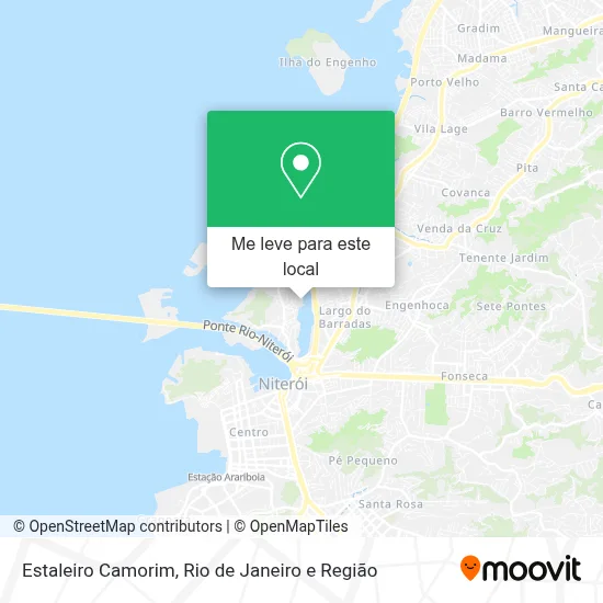 Estaleiro Camorim mapa