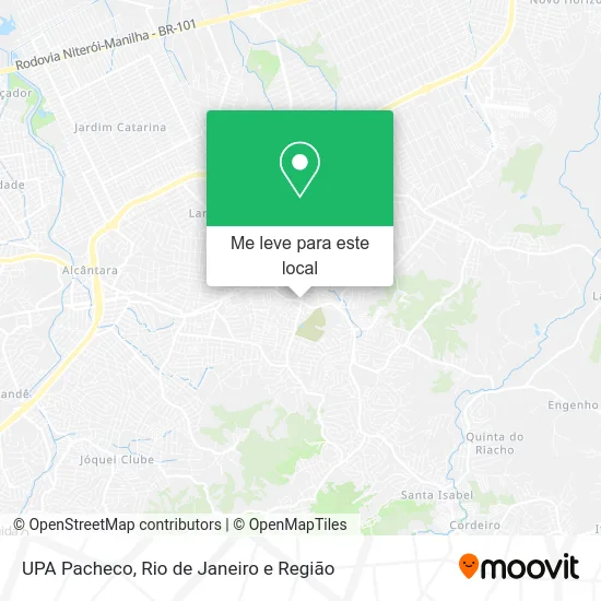 UPA Pacheco mapa