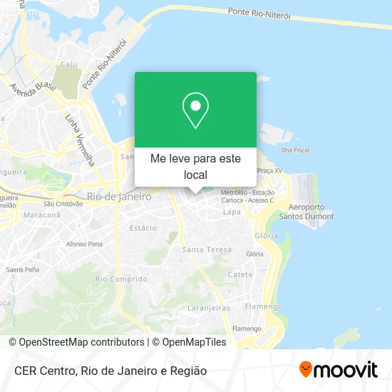 CER Centro mapa