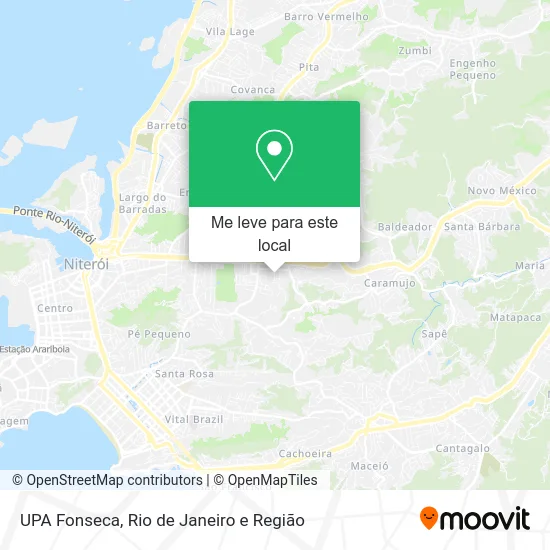 UPA Fonseca mapa