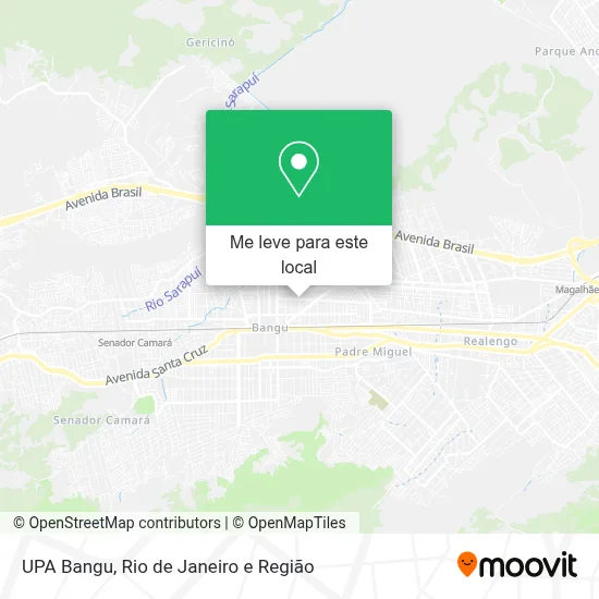 UPA Bangu mapa